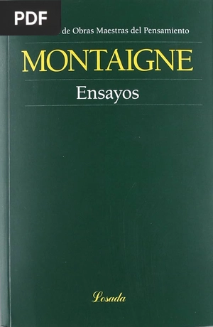 Ensayos Michel de Montaigne