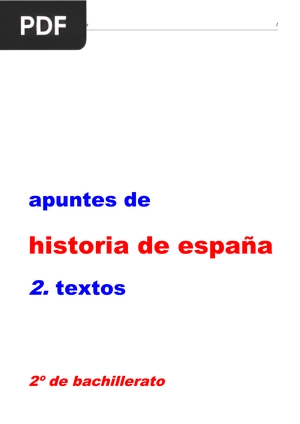 Apuntes de historia de España