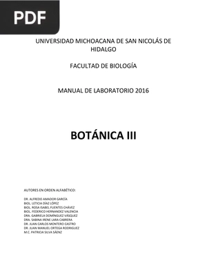 Botánica III