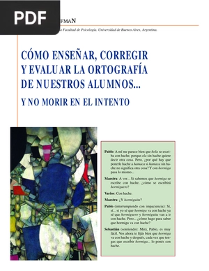 Cómo enseñar, corregir y evaluar la ortografía de nuestros alumno... Y no morir en el intento
