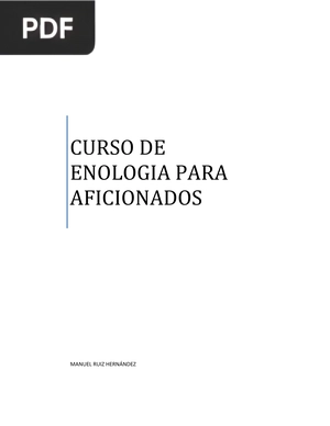 Curso de enología para aficionados