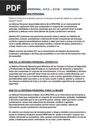 Defensa personal
