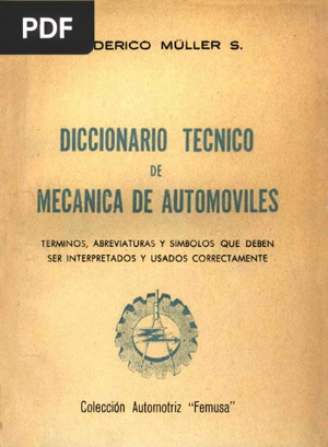 Diccionario Técnico de Mecánica de Automóviles