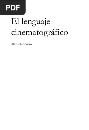 El lenguaje cinematográfico