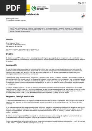 Fisiología del estrés