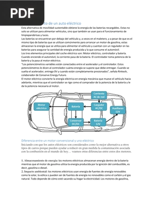 Funcionamiento de un Auto Eléctrico