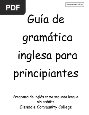 Guía de gramática inglesa para principiantes