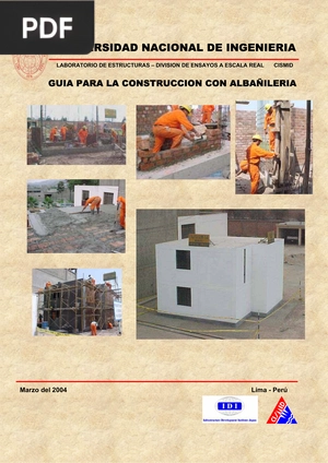 Guía para la construcción con albañilería