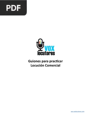 Guiones para practicar - Locución Comercial
