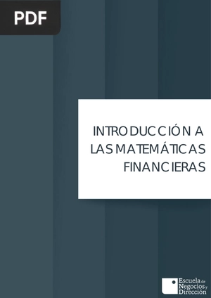 Introducción a las matemáticas financieras