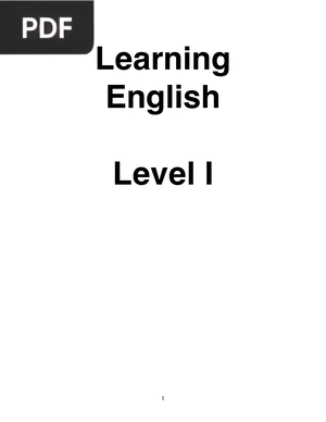 Learning English