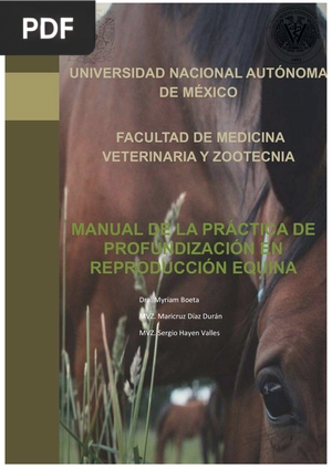 Manual de la práctica de profundización en reproducción equina