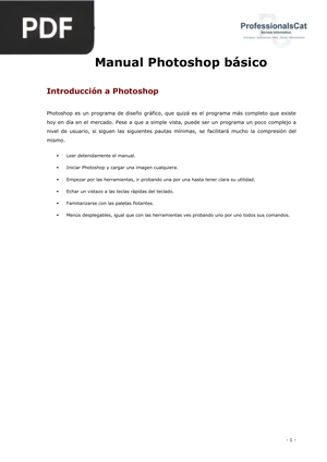 Manual de Photoshop Básico
