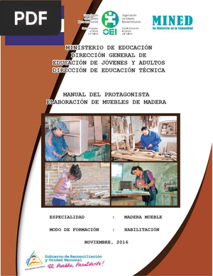 Manual para la Elaboración de Muebles de Madera