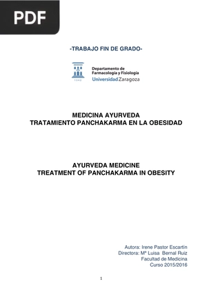 Medicina ayurveda, tratamiento panchakarma en la obesidad