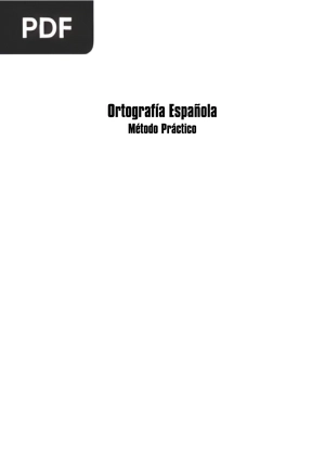 Ortografía española