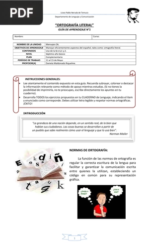 Ortografía literal
