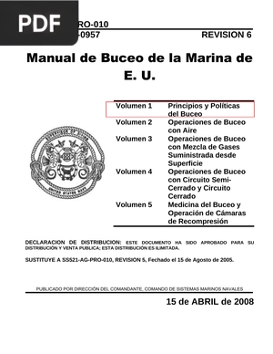 Manual de Buceo de la Marina de E. U.