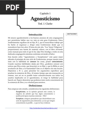 Agnosticismo