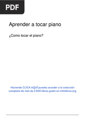 Aprender a tocar piano