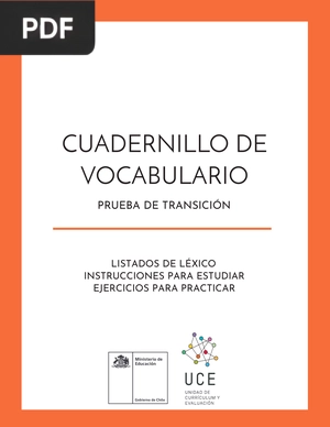 Cuadernillo de Vocabulario