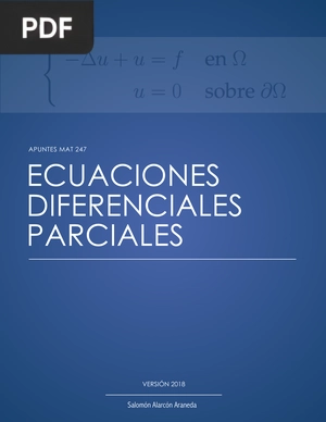 Ecuaciones diferenciales parciales