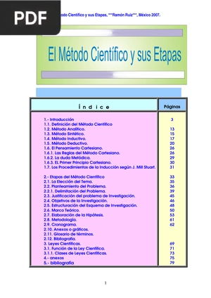 El método científico y sus etapas