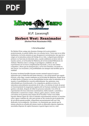 Herbert West: Reanimador