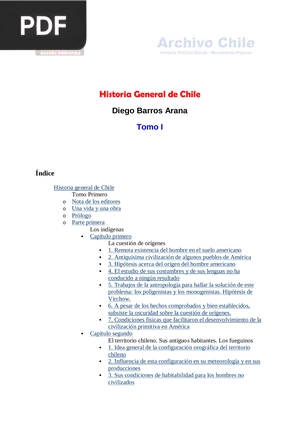 Historia General de Chile