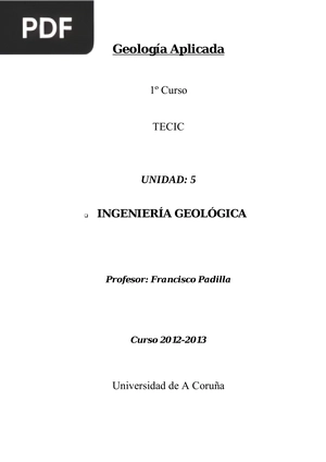 Ingeniería Geológica