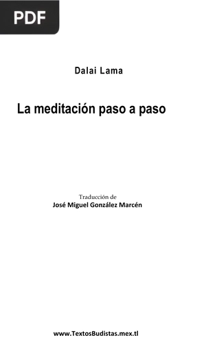 La Meditación Paso a Paso