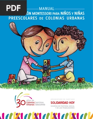 Manual de estimulación Montessori para niños y niñas preescolares de colonias urbanas