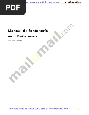 Manual de fontanería