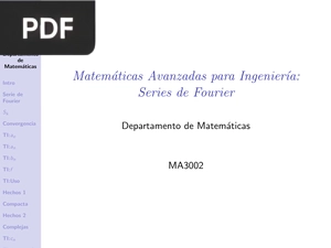 Matemáticas Avanzadas para Ingeniería: Series de Fourier (Presentación)