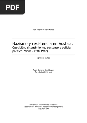 Nazismo y Resistencia en Austria