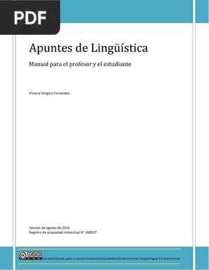 Apuntes de Lingüística