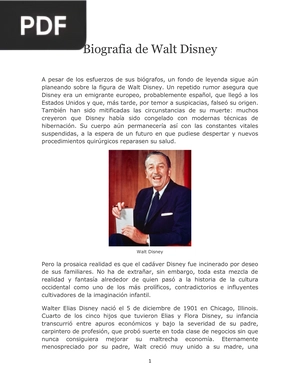 Biografía de Walt Disney