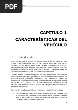 Características del vehículo