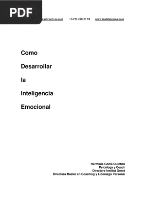 Como Desarrollar la Inteligencia Emocional