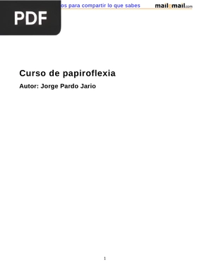 Curso de papiroflexia