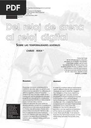 Del reloj de arena al reloj digital