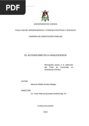 El alcoholismo en la adolescencia