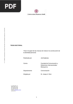 El papel de las marcas de moda en la construcción de la identidad personal.