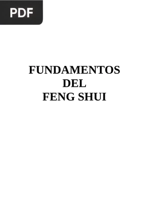 Fundamentos del Feng Shui