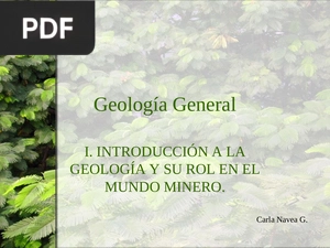 Geología General (Presentación)