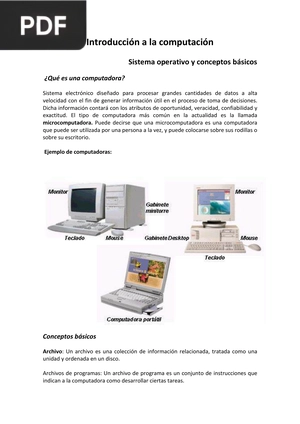 Introducción a la Computación