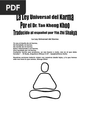 La Ley Universal del Karma