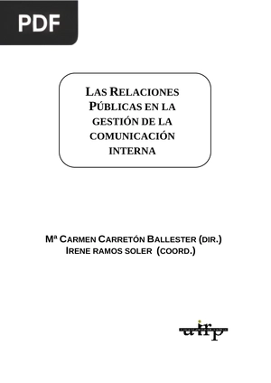 Las Relaciones Públicas en la Gestión de la Comunicación Interna