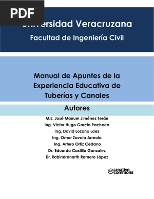 Manual de Apuntes de la Experiencia Educativa de Tuberías y Canales