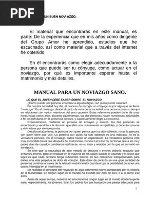 Manual para un buen noviazgo